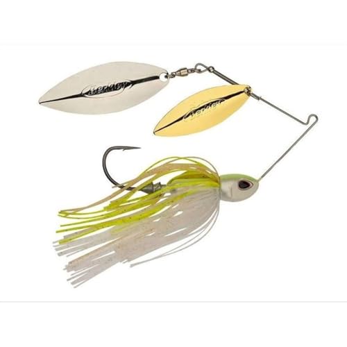 Berkley Power Blade Compact Fishing Spinnerbaits - color: E2 Magic/Gold + Silver, size: 3/4 oz - Willow Willow