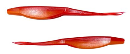 Phat Pak Baits - Drunkin Shad Zoom Super Fluke Style Soft Jerkbait 5" 20ct Soft Plastic Bass Fishing Lure - color: Napalm