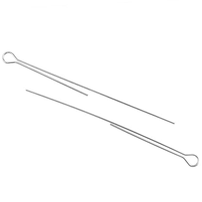 70mm Fishing Spinner Shaft Metal Ring Wire Components for DIY Lure Making Fishing Equipment Making Supplies 2.75-inch Spinner Parts 100pcs