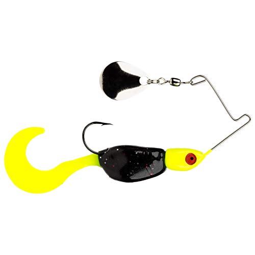 Strike King Mr. Crappie Spin Baby Spinnerbait - color: Tuxedo Black, size: 1/8oz