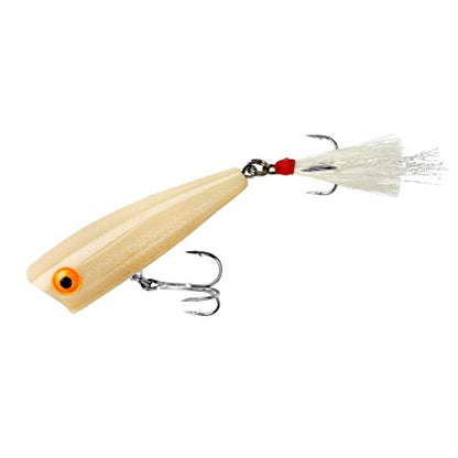 Rebel Lures Pop-R Topwater Popper Fishing Lure - color: Bone, style: Pop-r (1/4 Oz)
