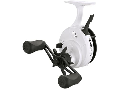 13 Fishing - Freefall Ghost - Inline Ice Fishing Reels - style: Right Hand Retrieve