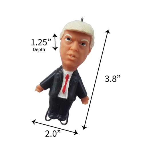 Trump Topwater Fishing Lure, Novelty Bass Lure with Treble Hooks, Floating Hard Bait for Freshwater and Saltwater Fishing, Collectible Fishing Gift