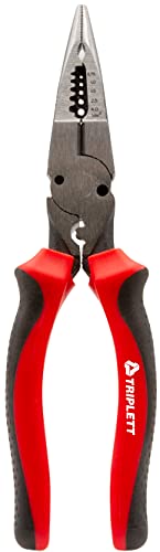 Triplett TT-290 6-in-1 Multifunctional Pliers - Cut, Strip, and Crimp - style: TT-290 6-in-1 Multifunctional Pliers