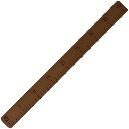 40" Fish Ruler for Boats, Laser Engraved Peel and Stick EVA Foam Fish Measuring Board, Fishing Measurement Tape for Fishing Boats, Yachts, Kayaks (Mocha) - color: Mocha
