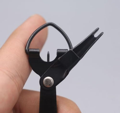 1Pc Fast Tie Nail Knotter Line Cutter Clipper Nipper Hook Fishing Tackle Gear Fishing Quick Knot Tool Sharpener Fly Tying Tool - color: red 1pc