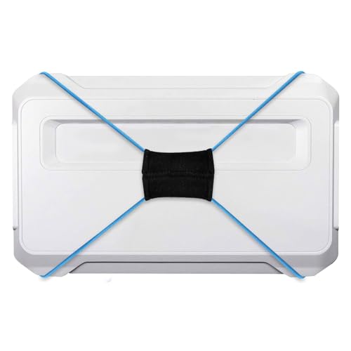 Thickened Fishing Finder Cover Straps, Adjustable Fish Finder Bungee for Securing Graph Cover for Travel - color: Blue