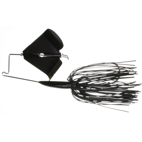 Buzzbait - color: Black/ Black Blade, size: 1/4 oz