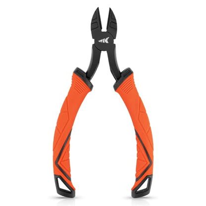 KastKing Paradox Fishing Pliers, Angled Fish Lip Gripper, Saltwater Resistant 420 Stainless Steel Fishing Tools, Fishing Pliers Hook Remover with Ergonomic Handle, Fishing Gifts for Men - style: C:6'' Wire Cutters