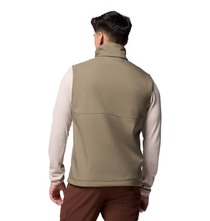Columbia Mens Ascender II Softshell Vest, Stone Green, Large