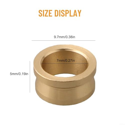 Brass For Fishing Line Roller, Essential Part For Reel Repair, Smooth Accessory For Enhanced Line Functionality(9.7 * 7 * 5mm) - size: 9.7*7*5mm