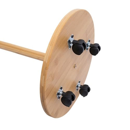 Fishing Pole Rod Racks—Floor Stand Bamboo Fishing Gear Equipment Storage Organizer, Easy Installation - Round rods holder - style: holds up 15 rods