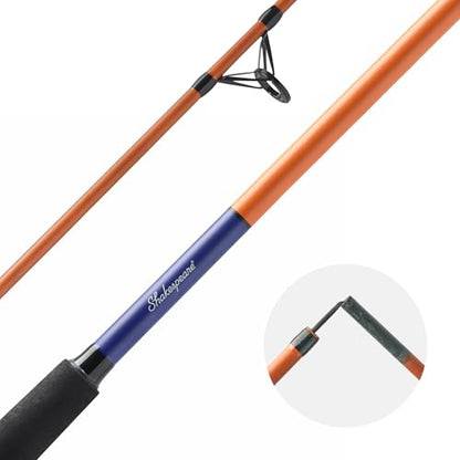 Shakespeare Catch More Fish Spinning Reel and Fishing Rod Combo with Kit - color: Catfish, style: 2024 Model