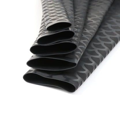 Fishing Rod Handle Wrap(Dia: 19/32", 15mm), Fish Scale Pattern Heat Shrink Wrap Grip Tape, Non-Slip, Insulated Abrasion Sleeve Shrink Tube for Fishing Rod Grip, Rod Shrink Tube, 39" (Black) - color: Black, size: Diamter:15mm"(19/32 inch)