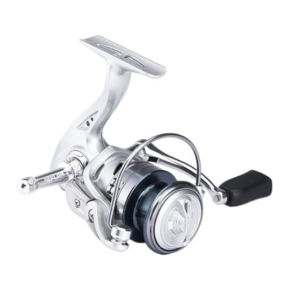 Spinner Reels Ultra Smooth Metal | Metal Reel Fishing for Bass Trout Catfish Saltwater Shore Pier River Stream Pond
