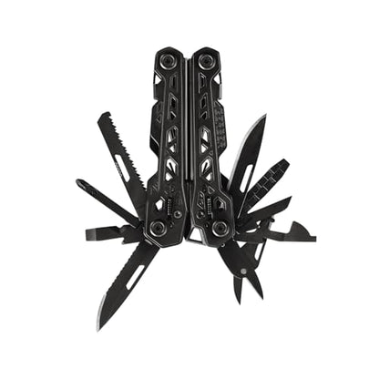 Gerber Gear Truss Multitool, Gifts for Men, 17-in-1 EDC Needle Nose Pliers, includes Pocket Knife, Screwdriver, and Bottle Opener Accessories, Fishing and Camping Gear, Black - style: Black Molle Sheath