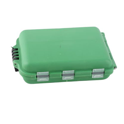 Fishing Tackle Box, Durable Hard Compartments Secure Hasp Compact Design, Tackle Storage Box for Outdoor Fishing Travel Boat Camping