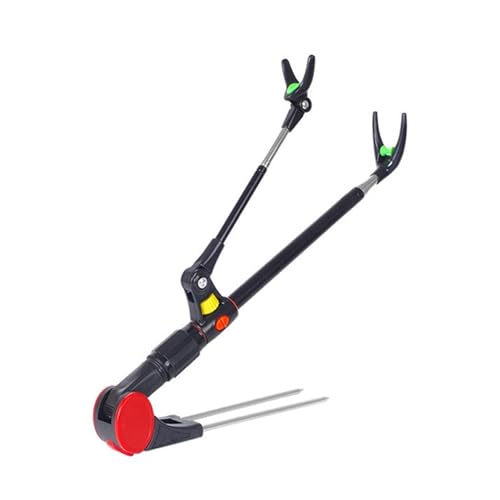 Portables Ground Insert Fishing Poles Stand Features Reinforced Construction for Easyly Transport Hiking Trip Portables Fishing Rod Ground Spikes Quickly Setups Rod Holder Outdoor Stabilizers - color: 2.4 meters