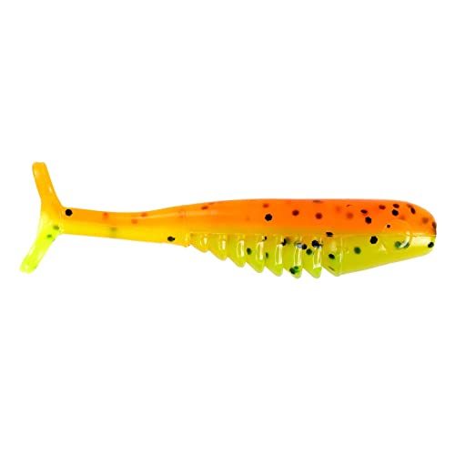 Bobby Garland Itty Bit Slab Huntr Natural Minnow Shape Ribbed Fishing Lure, 1 Inch, 1/4 Ounce - color: Cajun Cricket