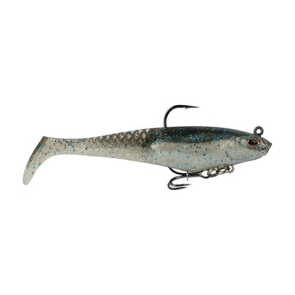 Berkley PowerBait Saltwater Pre-Rigged Cullshad Fishing Soft Bait - color: HD Pinfish, size: 4 in (0.5 oz)