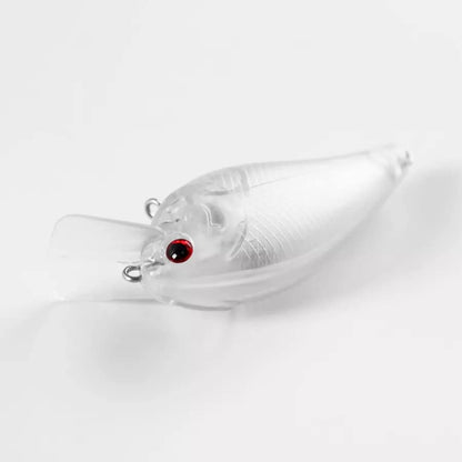 Blank Hard Lures Kit Unpainted Fishing Baits Sets Crankbait Wobblers Freshwater Fish Lure Wobblers Minnow Lure Bodies Fishing Tackle - color: 25pcs 6CM