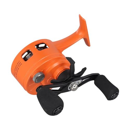Inline Ice Fishing Reel with 3.2:1 Gear Ratio, 3+1 Ball Bearings, Drop System, for Ice Anglers, Compatible with 0.285mm Line, 101mm Size