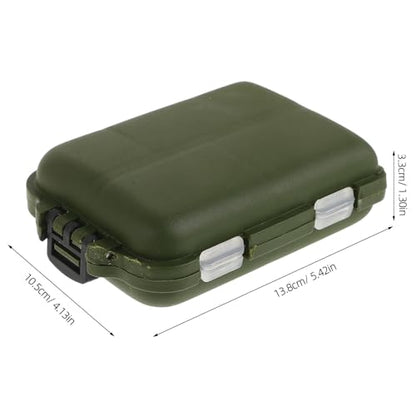 MAGICLULU Multi-compartment Fishing Tackle Box Lure Baits Container Waterproof Plastic Fishing Accessories Storage Case for Freshwater and Saltwater Anglers