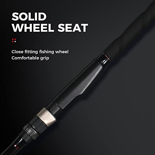 BERRYPRO Surf Spinning Rod Carbon Fiber Surf Rod Travel Fishing Rod (9'/10'/11'/12') - style: 10'-spinning-2pc
