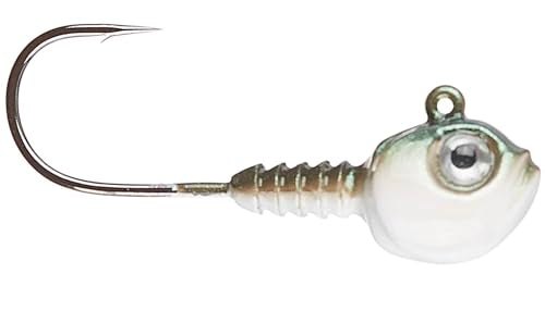 Dirty Jigs Guppy Jig Head, 1/0 Hook - USA Made, 1/8-3/8oz, 3 Count - color: Tennessee Shad, size: 1/4oz