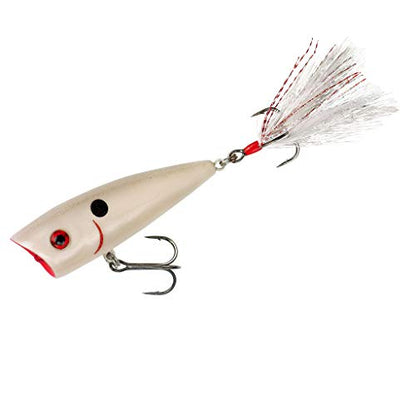 Booyah Boss Pop Topwater Chugger/Popper Fishing Lure - color: Bone Shiner, size: Medium