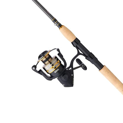 Penn Battle IV Spinning Reel and Fishing Rod Combo - size: 4000 Size Reel - 7' - Medium - 3pc, style: Battle IV