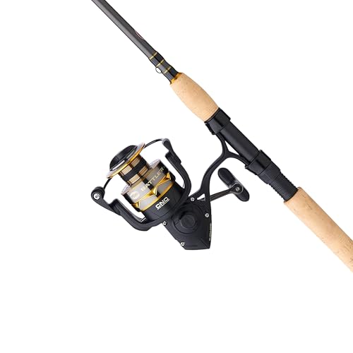 Penn Battle IV Spinning Reel and Fishing Rod Combo - size: 4000 Size Reel - 7' - Medium - 3pc, style: Battle IV