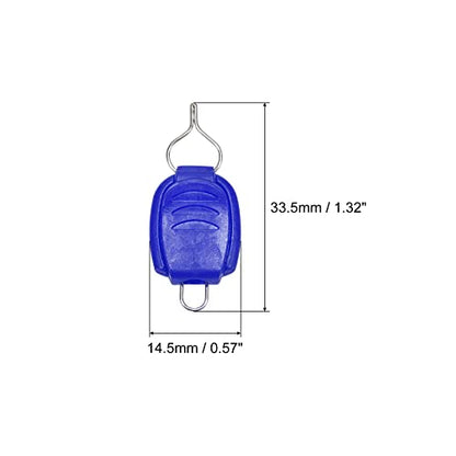 PATIKIL Fishing Line Holders, Baitcasting Reel Fishing Line Holder Clip Buckle Stopper Line Keeper Accessories - color: Blue