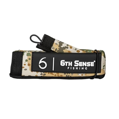 6th Sense ProSix Rod Sleeve – Hook-Resistant Neoprene Covers for Superior Durability, Color-Coded Rod Storage or Organization, Floating Material (Hacienda - Junction, Baitcasting) - color: Hacienda - Junction, style: Baitcasting