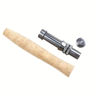 Cork Fishing Rod Handle Grip with Reel Seat, Length for Fly Rod Building and Repair Portable DIY Rod Making Kit Lightweight(1#) - size: 1#