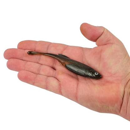 Berkley PowerBait Drip Minnow Fishing Soft Bait - color: Green Pumpkin Shad, size: 5"