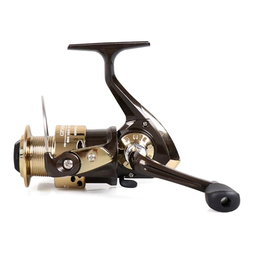 Spinning Fishing Reel for Freshwater Saltwater Fishing, Anti-Reverse with Front-Adjustable Drag - style: Gf5000 ( 3 Ball Bearings )