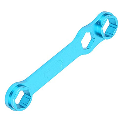Fishing Reel Tools,Fishing Reel Replacement Parts,Thrust for baitcasting Tool Grease Repair reels Handle Driver Tools nut Track Field DIY Casting Fishing Reel Wrench Blue Aluminium Alloy