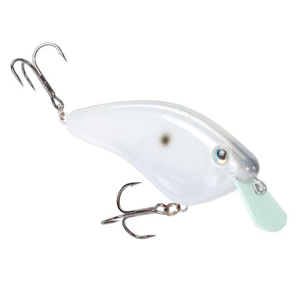 Strike King Hardliner Fishing Lure, Flat Sided Crankbait, Circuit Board Lip, Extra Tight Wobble, Size 4 Treble Hooks - color: Slick
