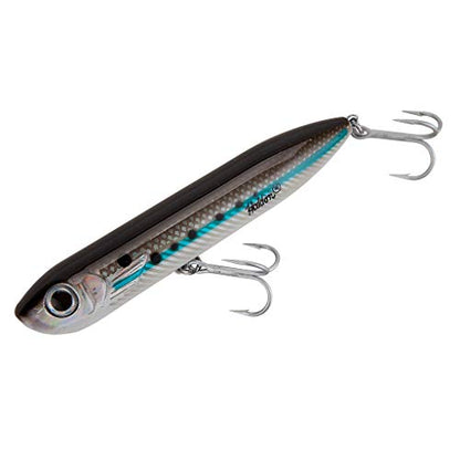 Heddon Chug'N Spook Popper Topwater Fishing Lure for Saltwater and Freshwater - color: Silver Mullet, size: Chug'N Spook (1 oz)