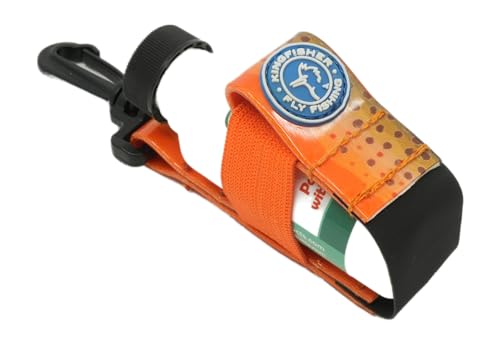 High and Dry Powder Dry Fly Floatant with Brush with Kingfisher Dry Shake Holder - color: Fall Run Brown Trout