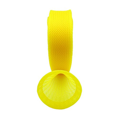 Mr. Z Pack of 4 Casting Fishing Rod Sleeves with 2 Rod Straps Fishing Rod Covers Pole Jacket Rod Socks - color: Yellow
