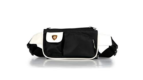 Alexander Bagger Elegant Waist Bag – Water-Resistant, Adjustable Fanny Pack with 4 Pockets for Running, Hiking & Travel; Carries Sports Gear (Golf, Baseball, Hockey, Polo, Rifles, Fishing Gear)