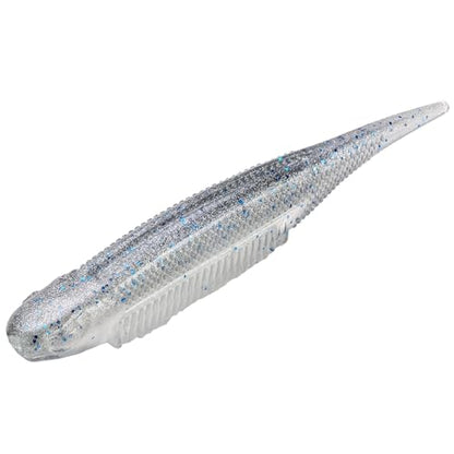 Strike King Strike King Spotlight Shim-E Minnow Fishing Lure, Soft Plastic Jerkbait, 6-Pack - color: Smokey Shad, size: 3"
