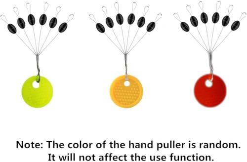 Drchoer Fishing Bobber Stoppers Line Stops: 300pcs Sinker Float Stops for Bass Fishing - Texas Rig Weight Stoppers Size Large Medium Small - size: Medium