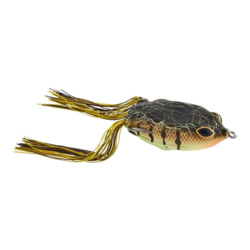 Berkley Swamp Lord Hollow Body Frog Fishing Bait - color: Chartreuse Perch, size: Standard
