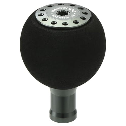 Comfort EVA Power Knob 1.5'' (38 mm) Compatible for Shimano Stella Stradic Vanford, Daiwa Exist LT Tatula LT Fuego LT, Spinning Reel Handle Replacement Knob - color: Gunmetal Grey