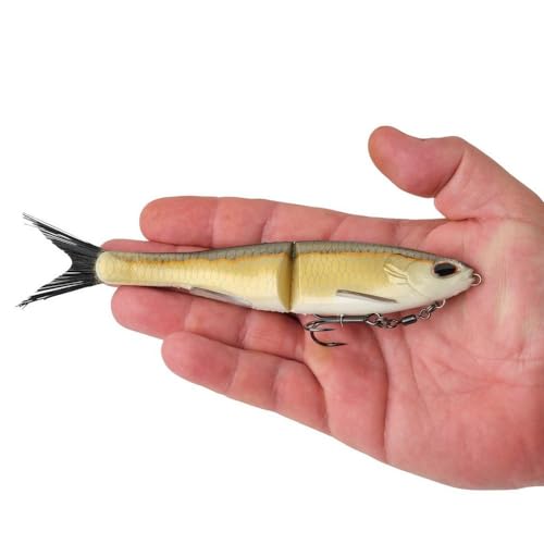 Berkley PowerBait Nessie Fishing Soft Bait - color: Golden Shiner, size: 7in - 1 oz