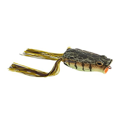 Berkley Swamp Lord Hollow Body Frog Fishing Bait - color: Chartreuse Perch, size: Popping
