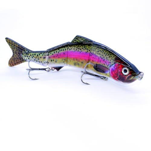 Fishing Lure Swimbait Crankbait Trout Bass Catfish Muskie Bait Fishing Accessories Fishhook Hunting - color: Minow-10''-1PCS-B